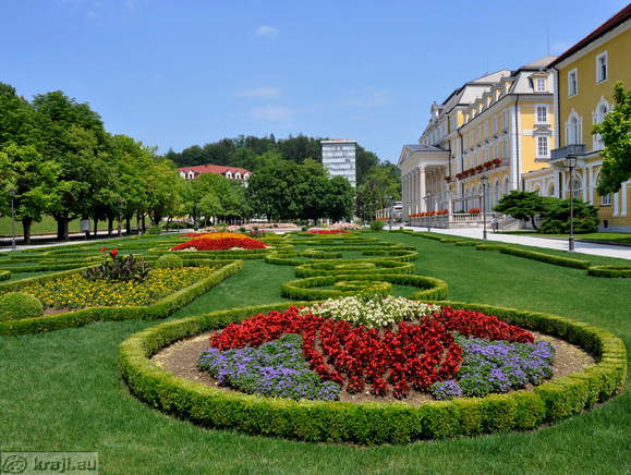 Spa Park in summer