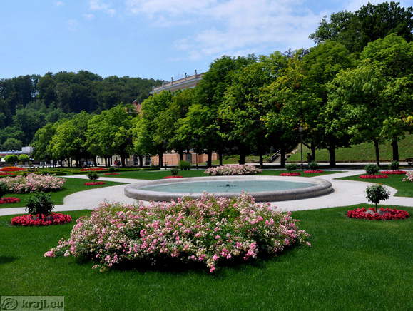 Spa Park with fountain