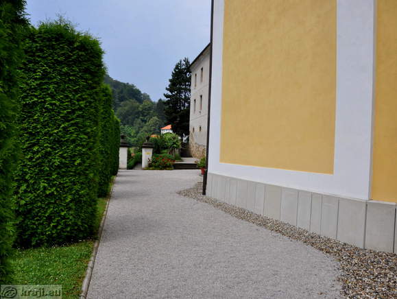 Path around the church