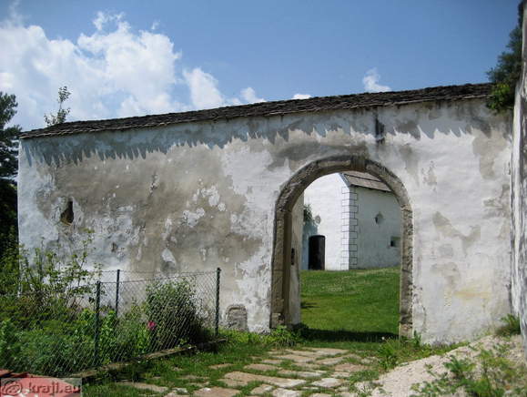 The walls around former castle