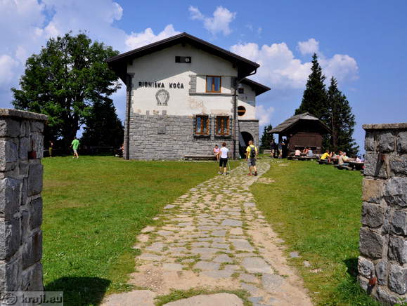 Ribniska koca Mountain Hut on the Pohorje Hills
