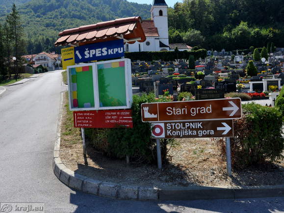 Direction signs - Stari grad, Stolpnik, Konjiska gora