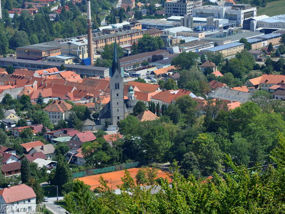 Slovenske Konjice with the Church of St. George