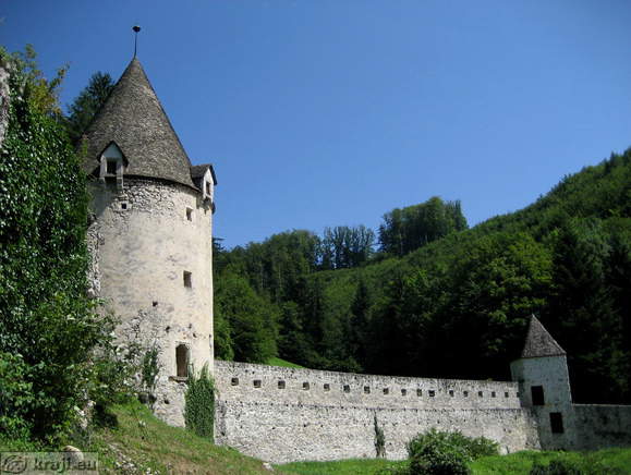 Big watch tower with walls on northern side
