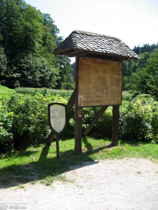 Informativna tabla za Žičko kartuzijo