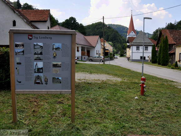 Informativna tabla - Trg Lemberg