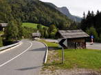 Logar Valley - Road from Pavlic sedlo at the entrance into Logar Valley 