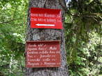 Frischaufov dom na Okreslju Mountain Hut - Direction sings to the mountain huts and summits in the Okreselj neighbourhood 