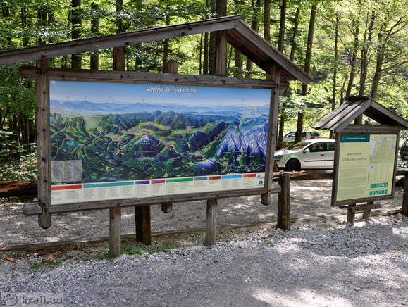 Information board - Upper Savinja Valley and Regional Park Logar Valley Information board - Upper Savinja Valley and Regional Park Logar Valley