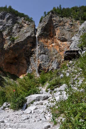 Rinka Waterfall and Eagl's Nest Rinka Waterfall and Eagl's Nest