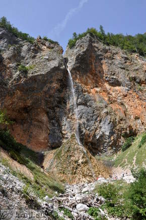 Rinka Waterfall in Logar Valley Rinka Waterfall in Logar Valley