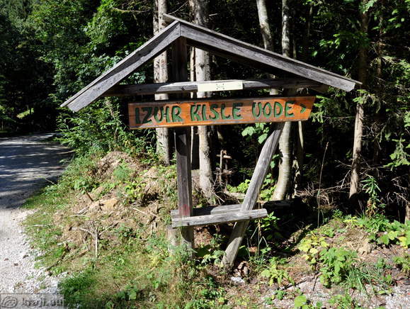 Direction sign - Iron water Spring