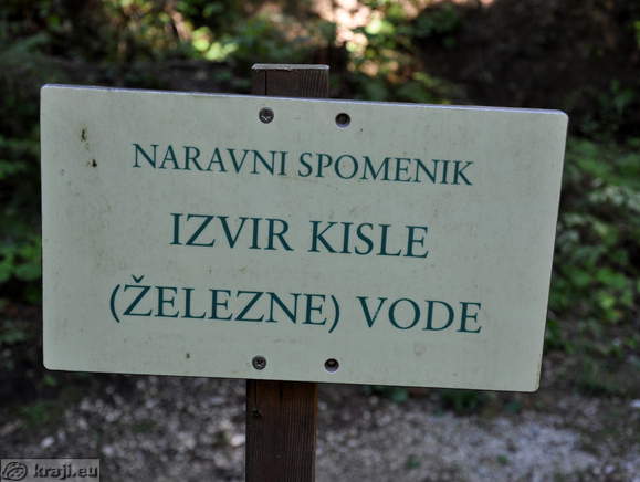 Natural monument - Iron water Spring