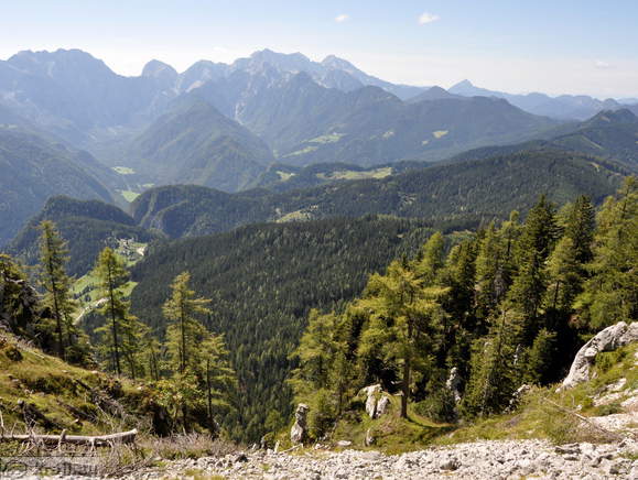 Čudoviti razgledi ob poti na Olševo