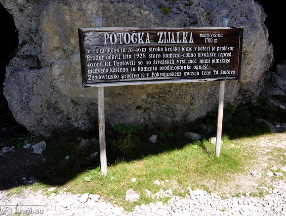 Potocka zijalka Cave (1700 m)