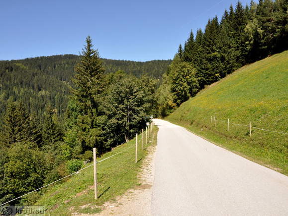 Solcava panoramic road to Logar Valley and border crossing Pavlicevo sedlo