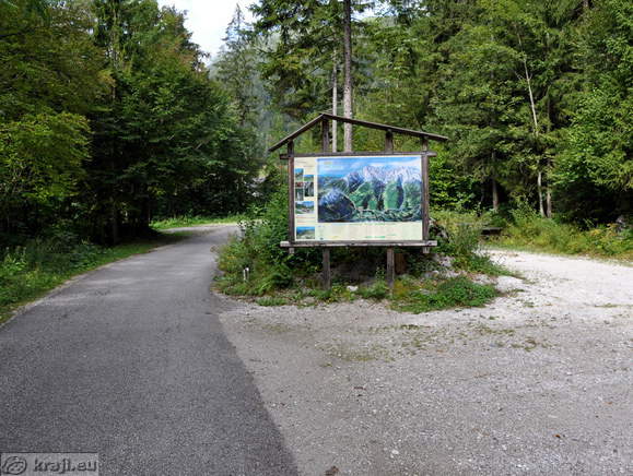 Informativna tabla Solčavsko pri parkirišču