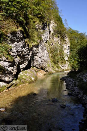 Soteska reke Savinje