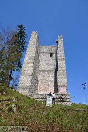 Sostanj Castle above Sostanj