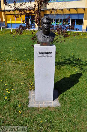 Bust - Franc Hribernik (1887 - 1965, historian in pedagogue)