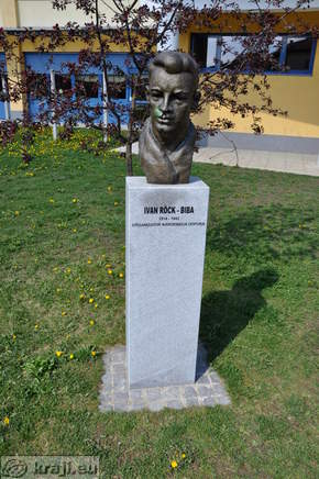 Bust - Ivan Röck - Biba (1914 - 1942, organisator of the national resistance)