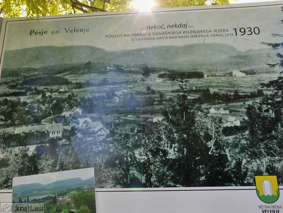 Pogled na območje današnjega Velenjskega jezera