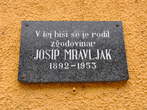 Staro mestno jedro - Spominska plošča - Josip Mravljak (zgodovinar, 1892 - 1953) 
