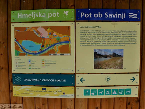 Hmeljska pot in Pot ob Savinji