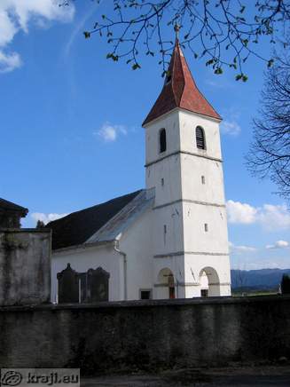 Church of St. John the Baptist near cemetery