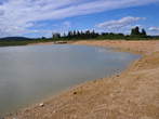 Lake Cerknica in summer - Lake Cerknica at Reseto sinkholes 
