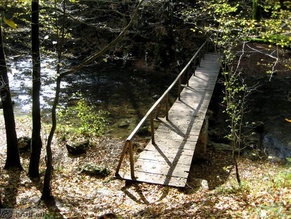 Brv čez potok Rak v Rakovem Škocjanu