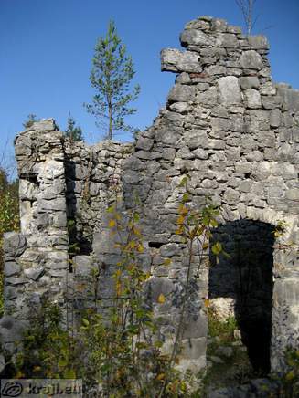 Rakov Skocjan - Die Ruinen der Kirche von St.. Kanzian