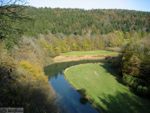 View of the east side from the road above Big Natural Bridge