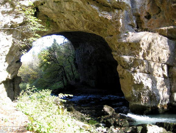 View through the Big Natural Bridge