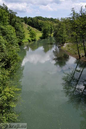 The Reka River below village Skoflje
