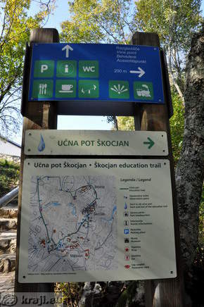 Skocjan Naturlehrpfad