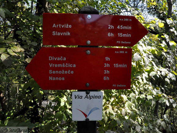 Skocjan Naturlehrpfad