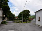 Stone troughs - Upper square in Senozece 