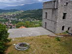 Rihemberk Castle - Interior part of the castle with a view to Branik 
