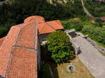 Rihemberk Castle - View from the tower on the yard 