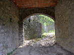 Rihemberk Castle - Passage outside the castle on the southeast side 