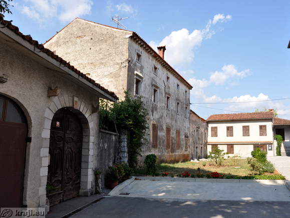 Buildings around the church