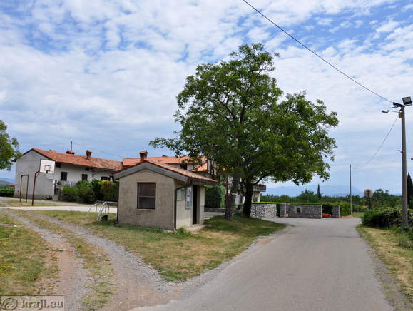 Pogled na cesto za Komen