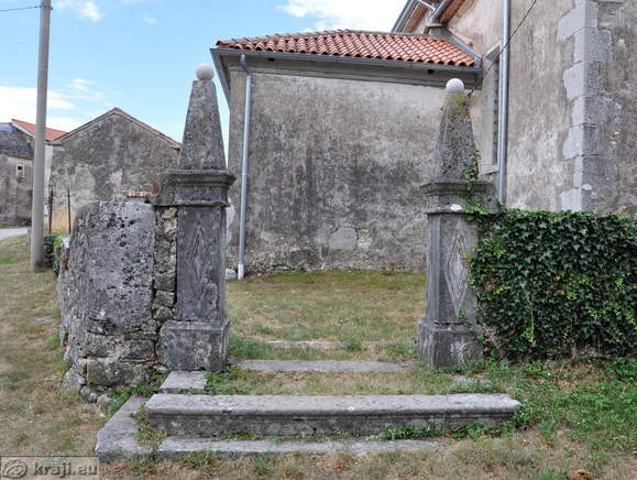 Entrance to the church