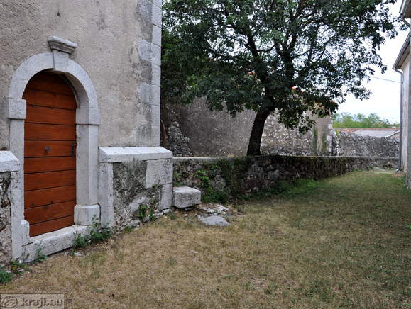 Entrance into the church tower