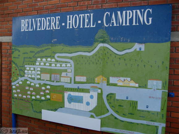 Zemljevid Belvedere Hotels