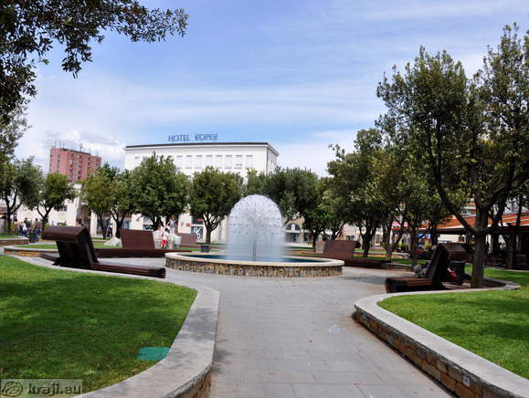 Hlavatyjev park v bližini hotela Koper