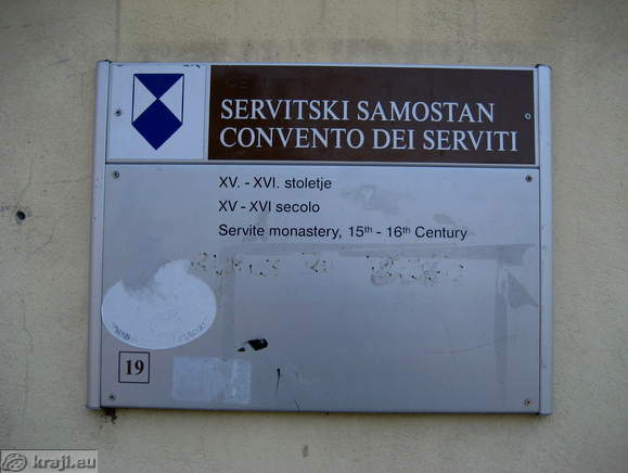 Servitski samostan - 15. - 16. stoletje