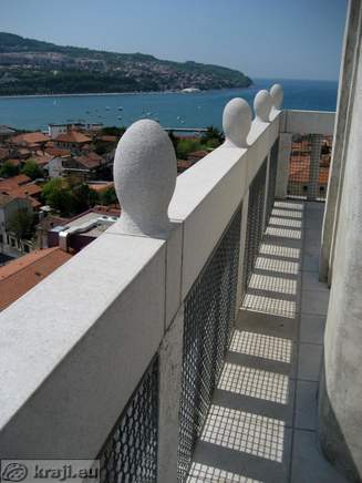 Railing on the top of Town Tower
