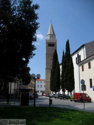 View of Town Tower from Brolo Square
